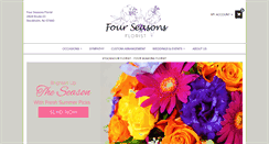 Desktop Screenshot of fourseasonsfloristonline.com